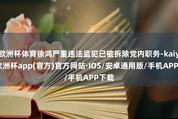 欧洲杯体育徐鸿严重违法监犯已被拆除党内职务-kaiyun欧洲杯app(官方)官方网站·IOS/安卓通用版/手机APP下载