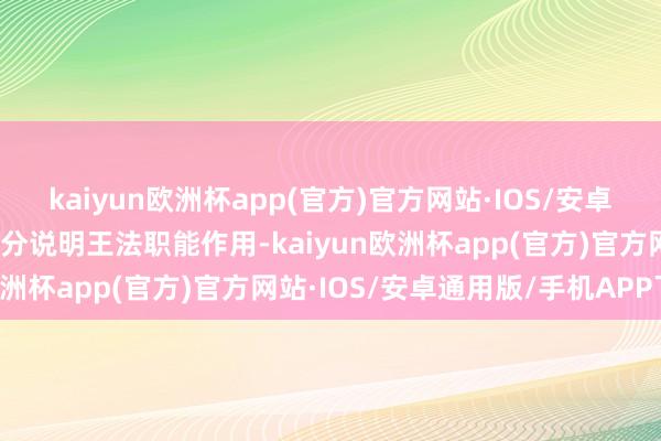 kaiyun欧洲杯app(官方)官方网站·IOS/安卓通用版/手机APP下载充分说明王法职能作用-kaiyun欧洲杯app(官方)官方网站·IOS/安卓通用版/手机APP下载