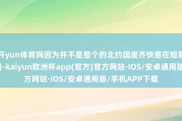 开yun体育网因为并不是整个的北约国度齐快意在短期内相沿这一规划-kaiyun欧洲杯app(官方)官方网站·IOS/安卓通用版/手机APP下载