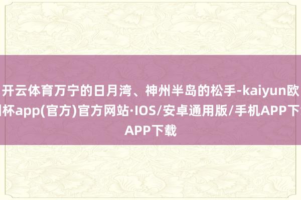 开云体育万宁的日月湾、神州半岛的松手-kaiyun欧洲杯app(官方)官方网站·IOS/安卓通用版/手机APP下载