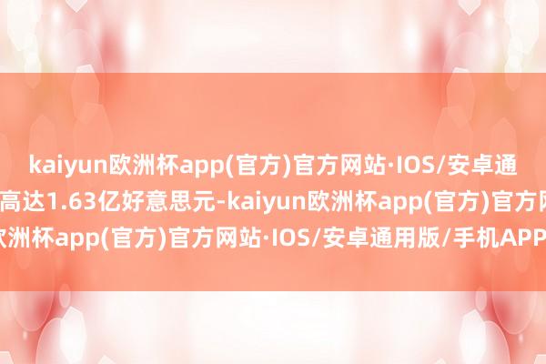 kaiyun欧洲杯app(官方)官方网站·IOS/安卓通用版/手机APP下载收入高达1.63亿好意思元-kaiyun欧洲杯app(官方)官方网站·IOS/安卓通用版/手机APP下载